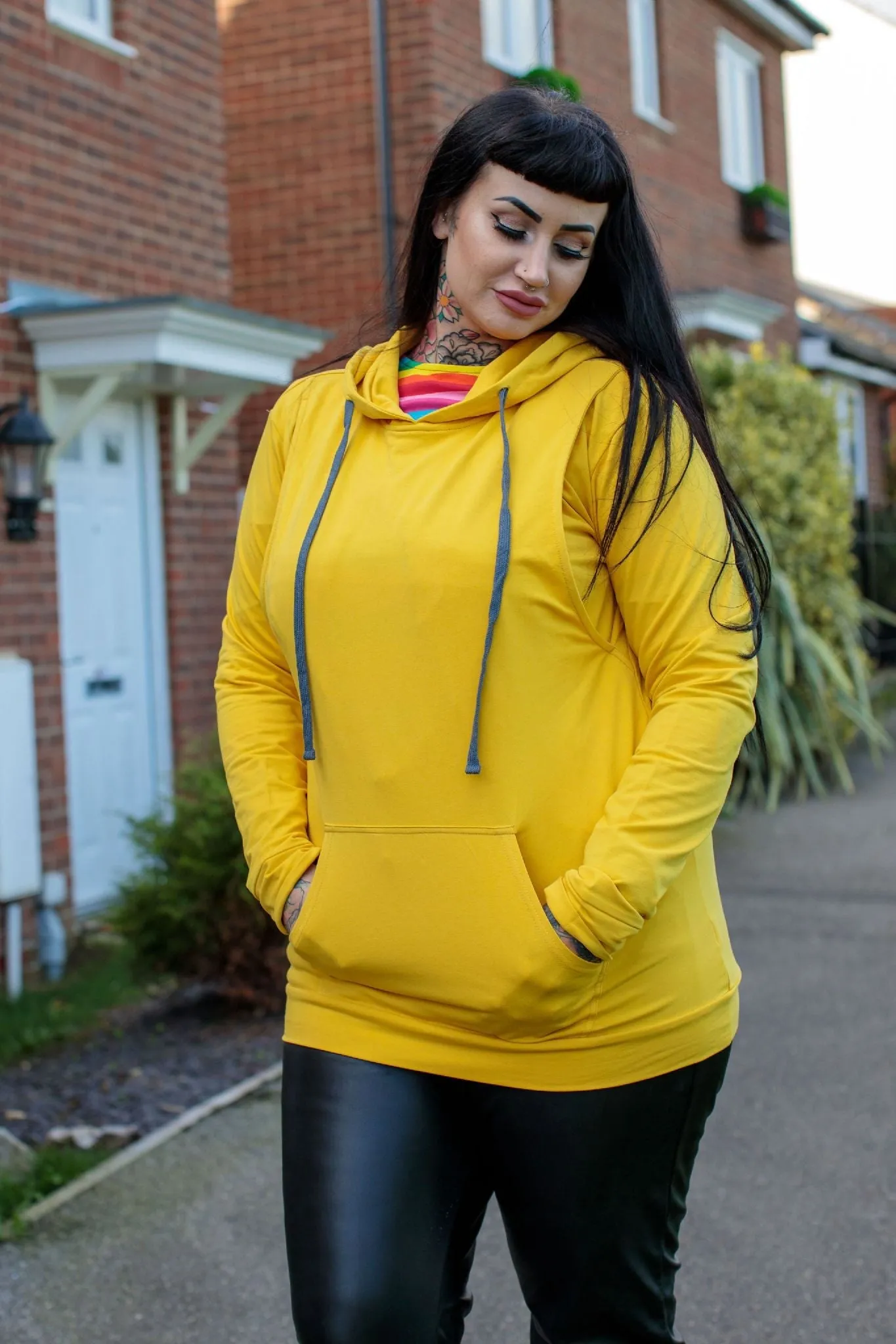 Yellow Breastfeeding Hoodie